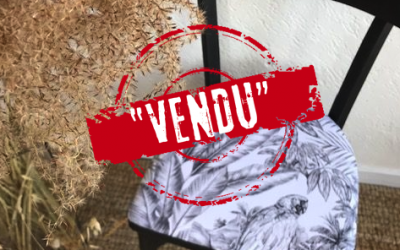 Chaise bistrot relookée